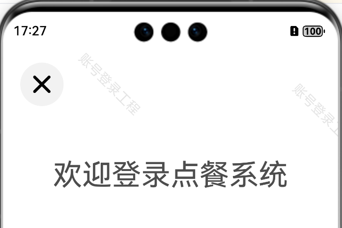 登录页顶部区域效果占位